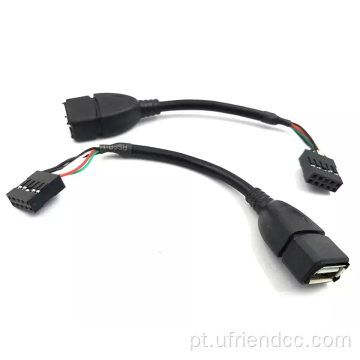 OEM/ODM USB2.0 Cabeçalho feminino Mother Board Cable Tord